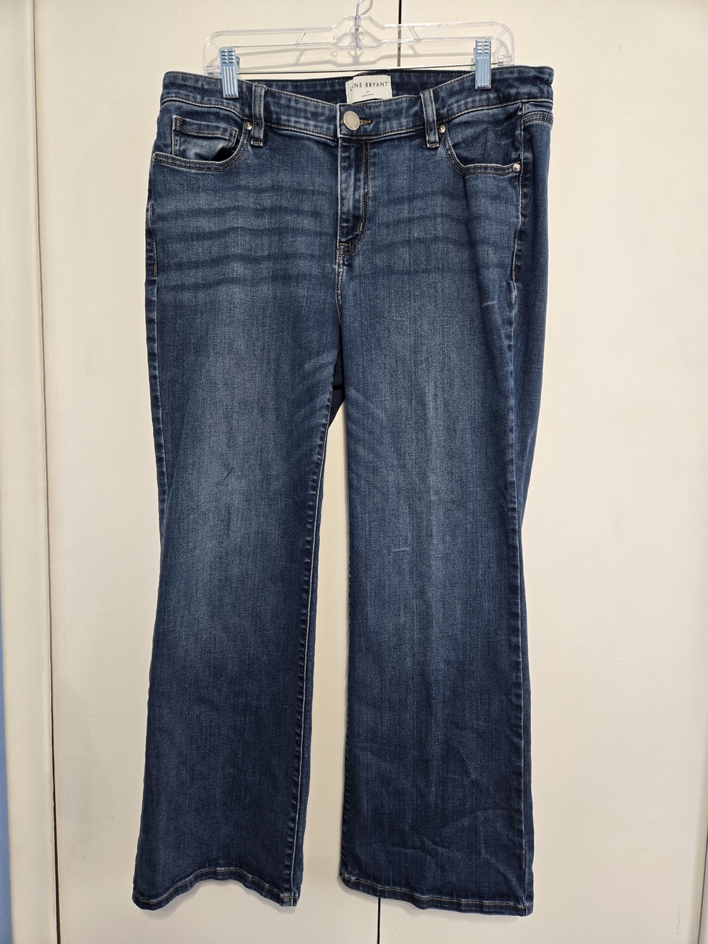 Lane Bryant Mid Rise Flex Magic Waist Bootcut Jeans 16 Short Plus